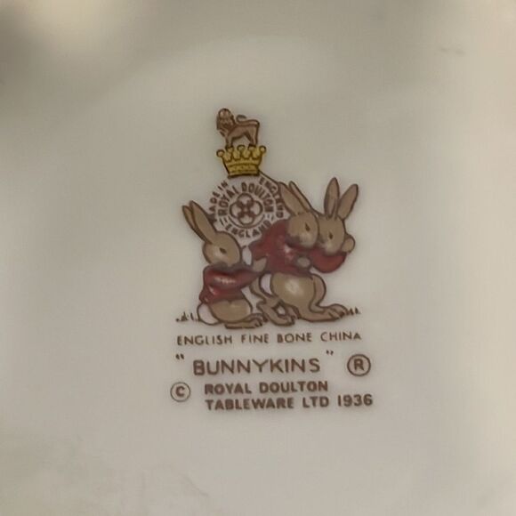 Set of 3 bunnykins royal Dolton Tableware - Picture 11 of 11